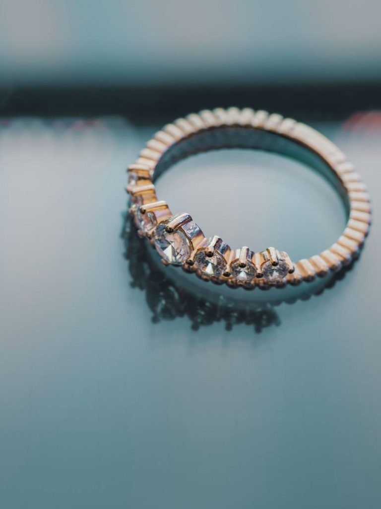 Crystal Row Ring