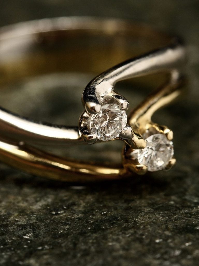 Double Wrap Crystal Ring