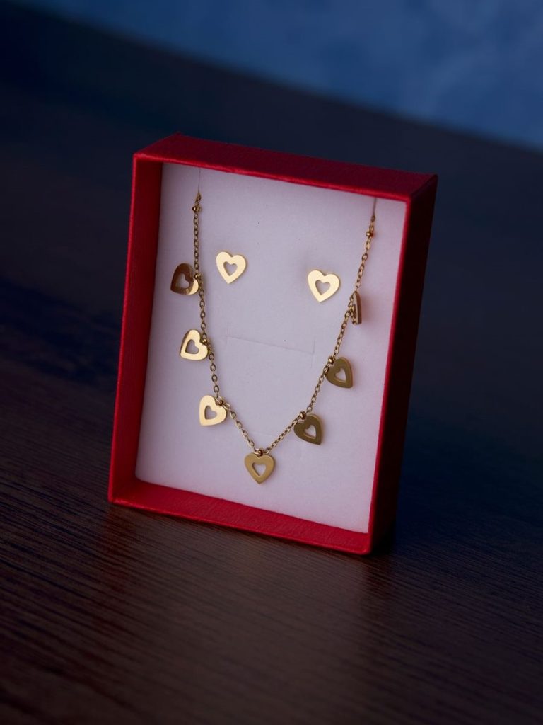 Golden Heart Gift Set